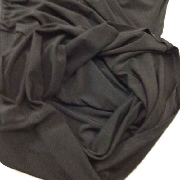 𝅺GRAHAM & Spencer black draped sliming stretchy formal special occasion small - Picture 6 of 14